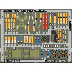 EDUARD F-104G GQ-7 seatbels