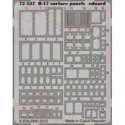 EDUARD B-17 surface panels...