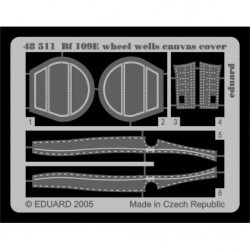 EDUARD Bf 109E wheel wells...