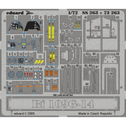 EDUARD ZOOM SET Bf 109G-14