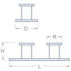 RB MODEL Bollard Type 080.03