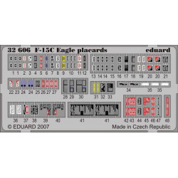 EDUARD F-15C placards S.A.