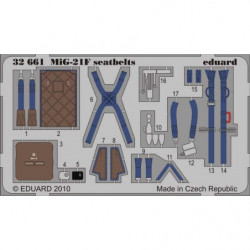 EDUARD MiG-21F KM1 seatbelts