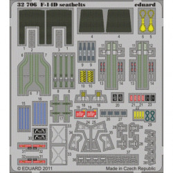 EDUARD F-14D seatbelts