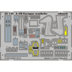EDUARD A-4M Escapac seatbelts