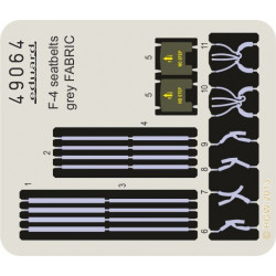 EDUARD F-4 seatbelts grey...