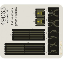 EDUARD F-4 seatbelts green...