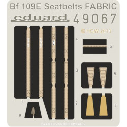EDUARD Bf 109E seatbelts...