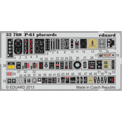 EDUARD P-61 placards