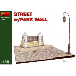 MINIART Street with park wall