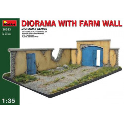 MINIART Diorama with Farm wall