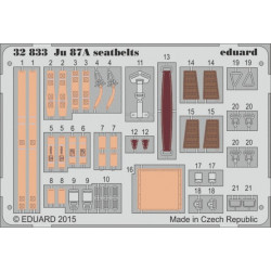 EDUARD Ju 87A seatbelts