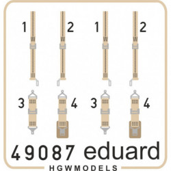 EDUARD Seatbelts USN WWII...