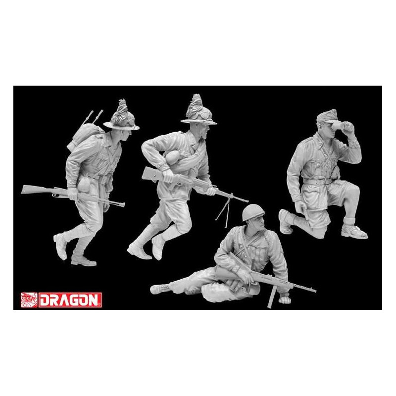 Kit Maquette Dragon 1:35 - Infanterie Italienne El Alamein 1942 - Neuf