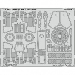 EDUARD Mirage III E exterior