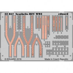 EDUARD Seatbelts RFC WWI
