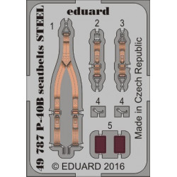 EDUARD P-40B seatbelts STEEL