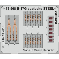 EDUARD B-17G seatbelts STEEL