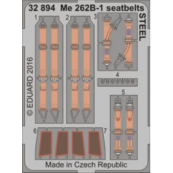 EDUARD Me 262B-1 seatbelts...