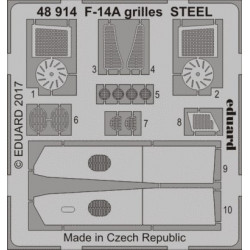 EDUARD F-14A grilles STEEL