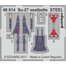EDUARD Su-27 seatbelts STEEL