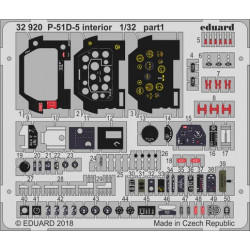 EDUARD P-51D-5 interior