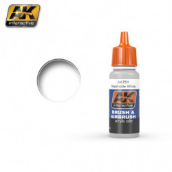 AK Washable White Paint 17ml