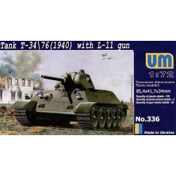 UNIMODELS T-34/76 with gun...