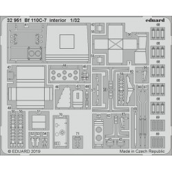 EDUARD Bf 110C-7 interior