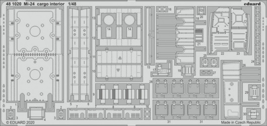 EDUARD Mi-24 cargo interior