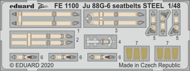 EDUARD ZOOM SET Ju 88G-6...