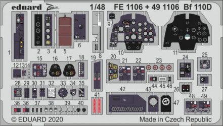 EDUARD ZOOM SET Bf 110D