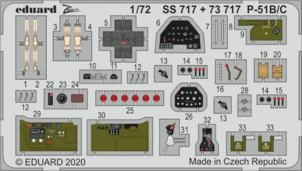 EDUARD ZOOM SET P-51B/C