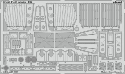 EDUARD P-40E exterior