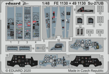 EDUARD Su-27UB interior