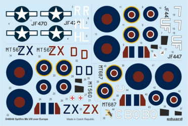 EDUARD DECAL Spitfire...