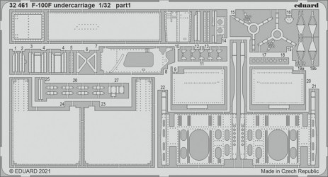EDUARD F-100F undercarriage