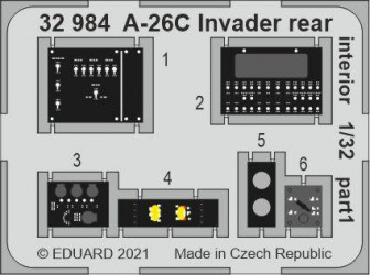 EDUARD A-26C Invader rear...