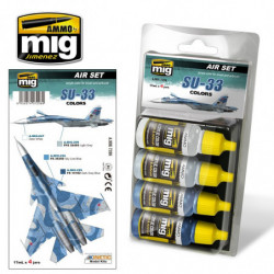 AMIG SU-33 Colors Paint Set...
