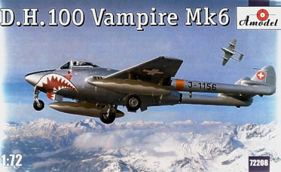AMODEL D.H.100 Vampire Mk6 RAF