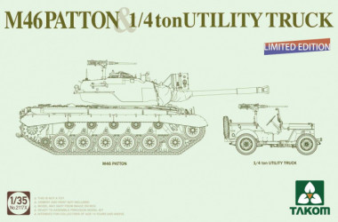TAKOM M46 PATTON + 1/4 ton...