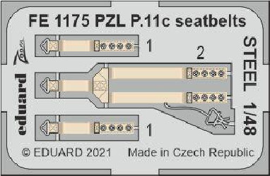 EDUARD ZOOM SET PZL P.11c...