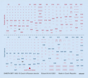 EDUARD DECAL MiG-15 Czech &...