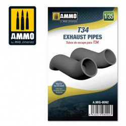 AMIG T34 Exhaust Pipes