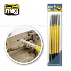 AMIG Rubber Brush Set