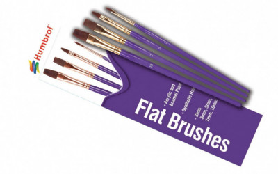 HUMBROL Flat Brushes
