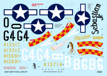 EDUARD DECAL P-51D-5 "357th...