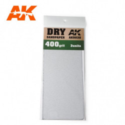 AK Dry Sandpaper 400 3 units