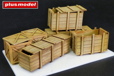 PLUS MODEL Big Wooden Boxes