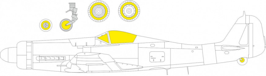 EDUARD MASK Fw 190D-11/13...